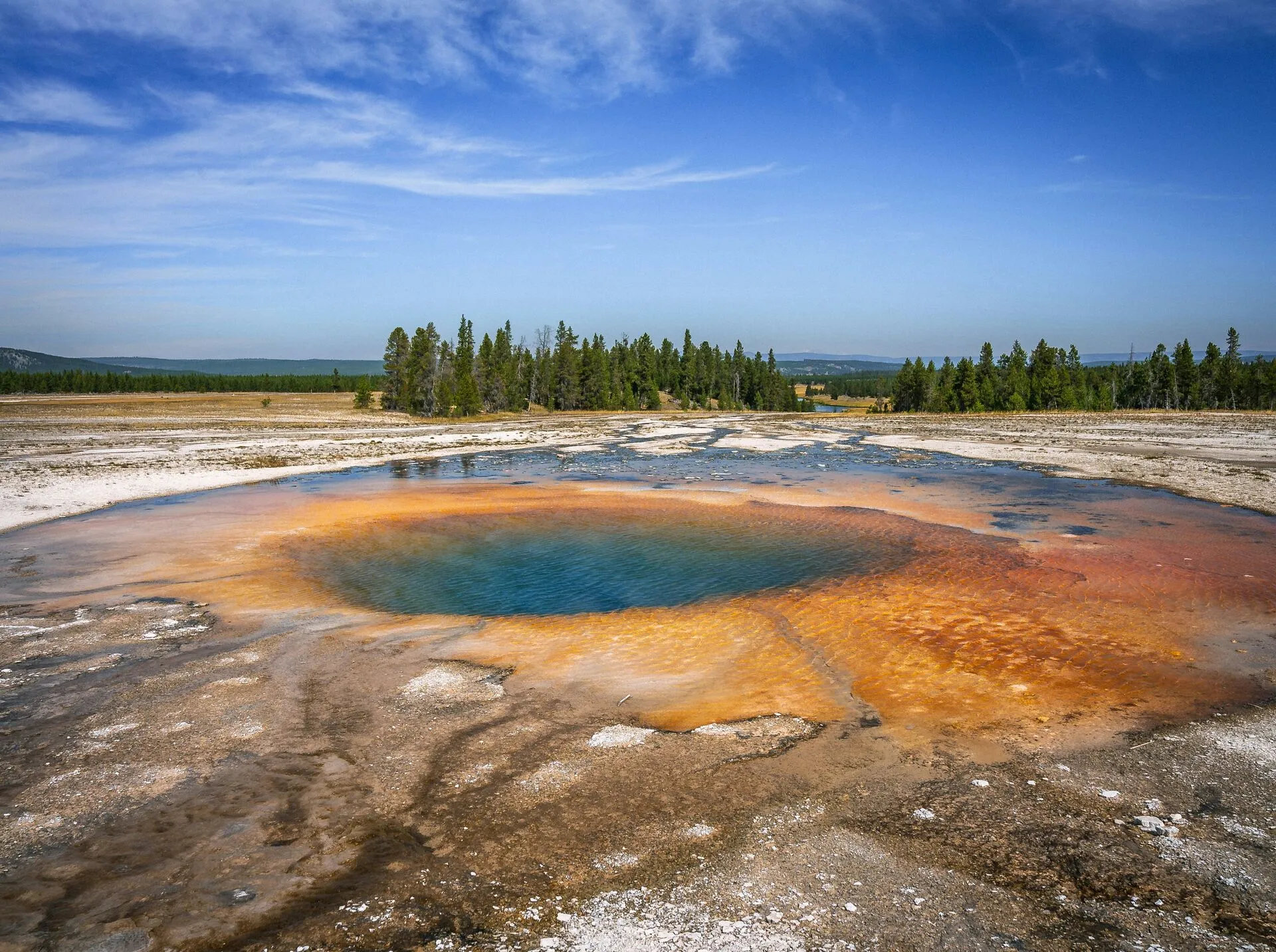 Starry night sky over mountains